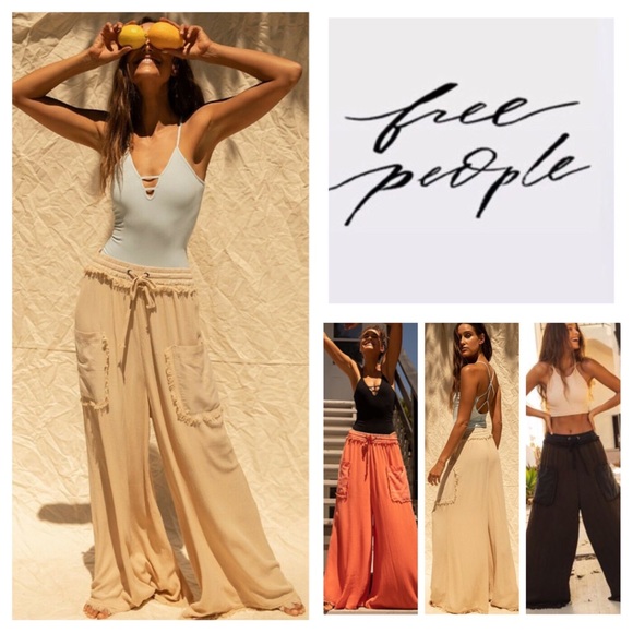 Free People Pants - Free People Movement Sure Thing Palazzo Pants. NWT